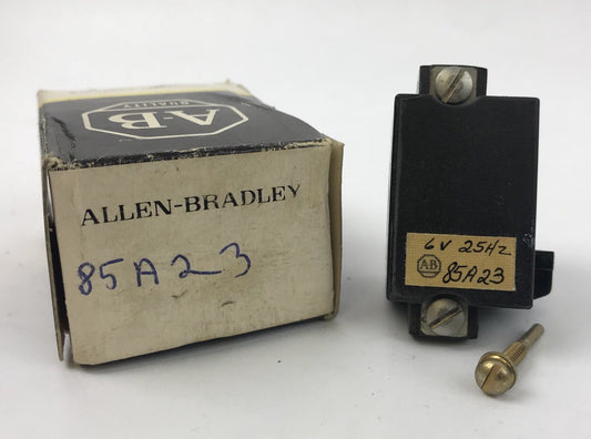 ALLEN BRADLEY 85A23 COIL, 6V @ 25HZ. NEW GREAT CONDITION, NEW SURPLUS
