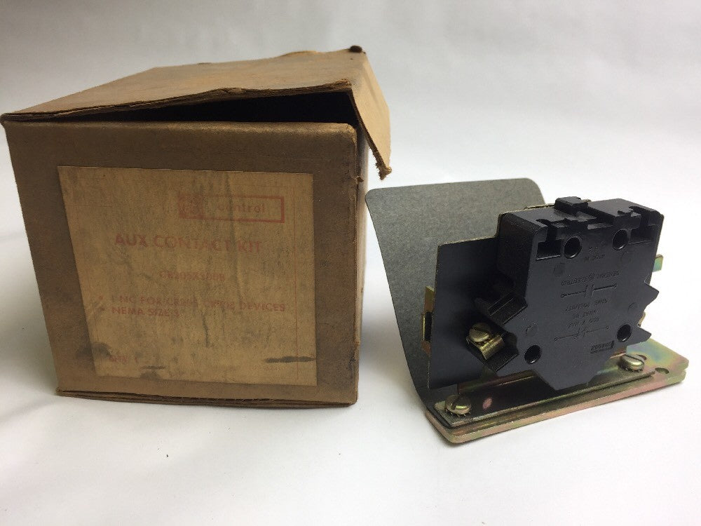 GE CR205X300B AUX CONTACT KIT 1 NC FOR CR205-CR208 DEVICES NEMA SIZE 3