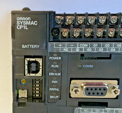 OMRON CP1L-M40DT-D PROGRAMMING CONTROLLER 24VDC 20W VER.1.0