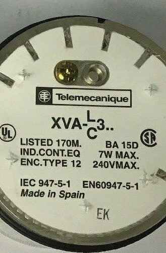 TELEMECANIQUE XVAC371 STACKABLE CLEAR LENS