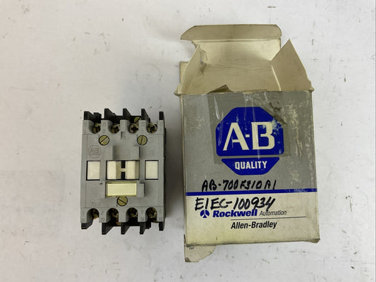 ALLEN BRADLEY 700-F310A1 SER C CONTACTOR HA473 COIL 120V 60HZ 110V 50HZ
