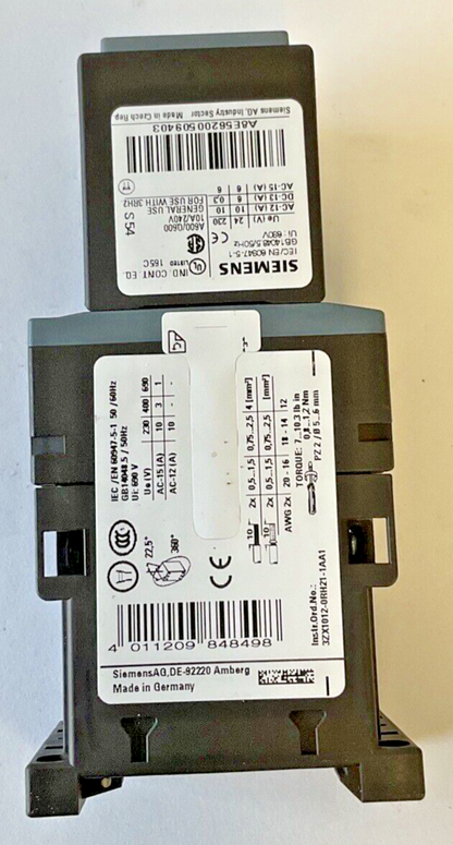SIEMENS 3RH2262-1BB40 CONTACTOR 24VDC  50HZ
