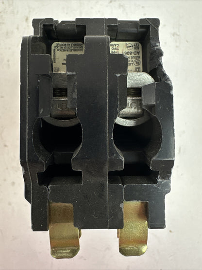 SQUARE D QOB240 CIRCUIT BREAKER 120/240VAC 2POLE 40AMP 10kA