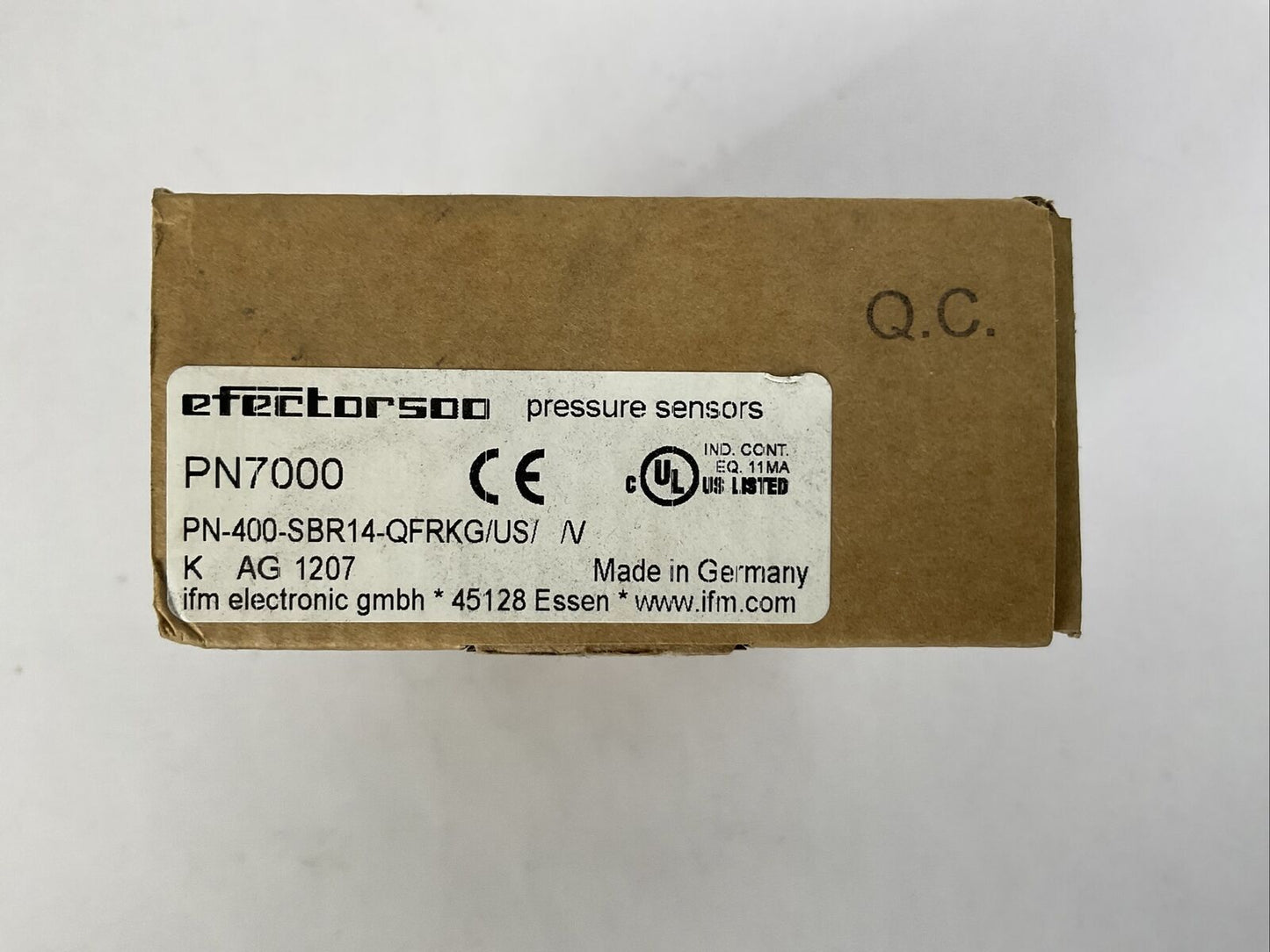 IFM PN-400-SBR14-QFRKG/US/  /V EFECTOR 500 PRESSURE SENSORS