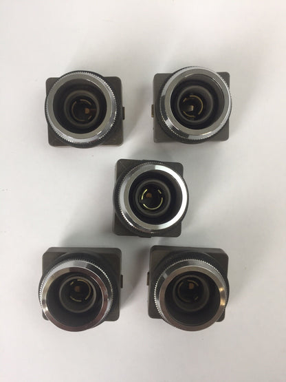 GOULD H33PR2 PILOT LIGHT BASE 120V 50/60HZ (LOT OF 5)