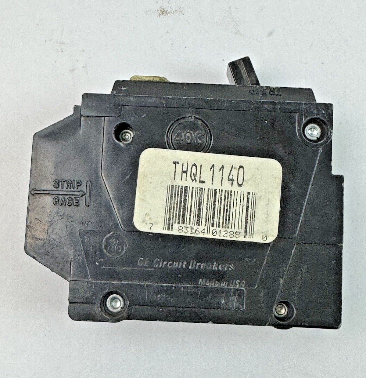 GE **LOT OF 6** THQL1140 - CIRCUIT BREAKERS -  1 POLE, 40 A, 240 VAC