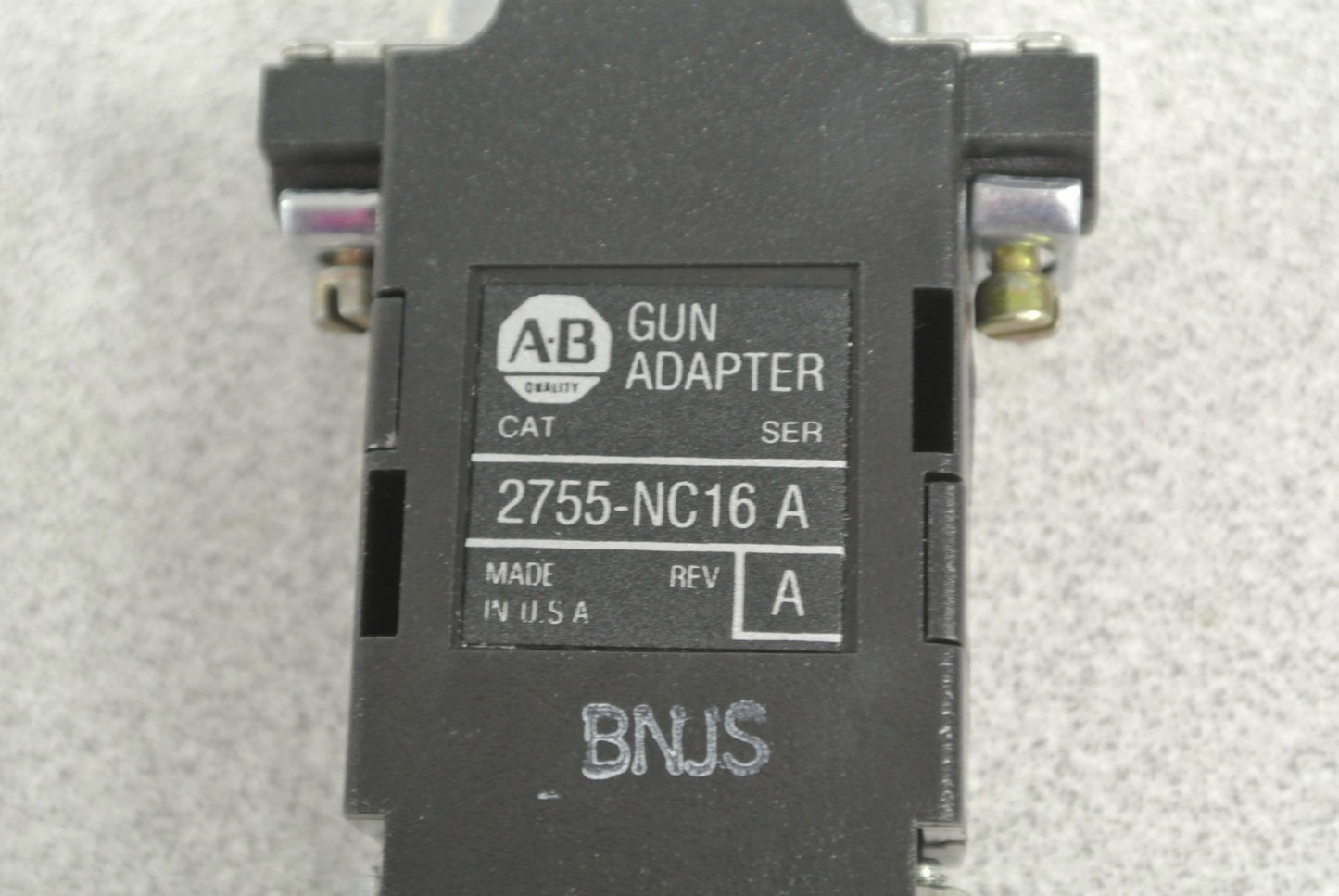 ALLEN-BRADLEY 2755-NC16 GUN ADAPTER for 2755-G2 / 2755-DM9 SCANNERS NEW SURPLUS