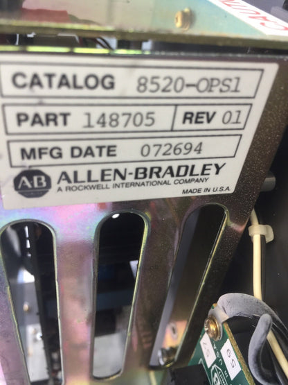 ALLEN BRADLEY 8520 VOP 9/SERIES COLOR OPERATOR PANEL REV 01