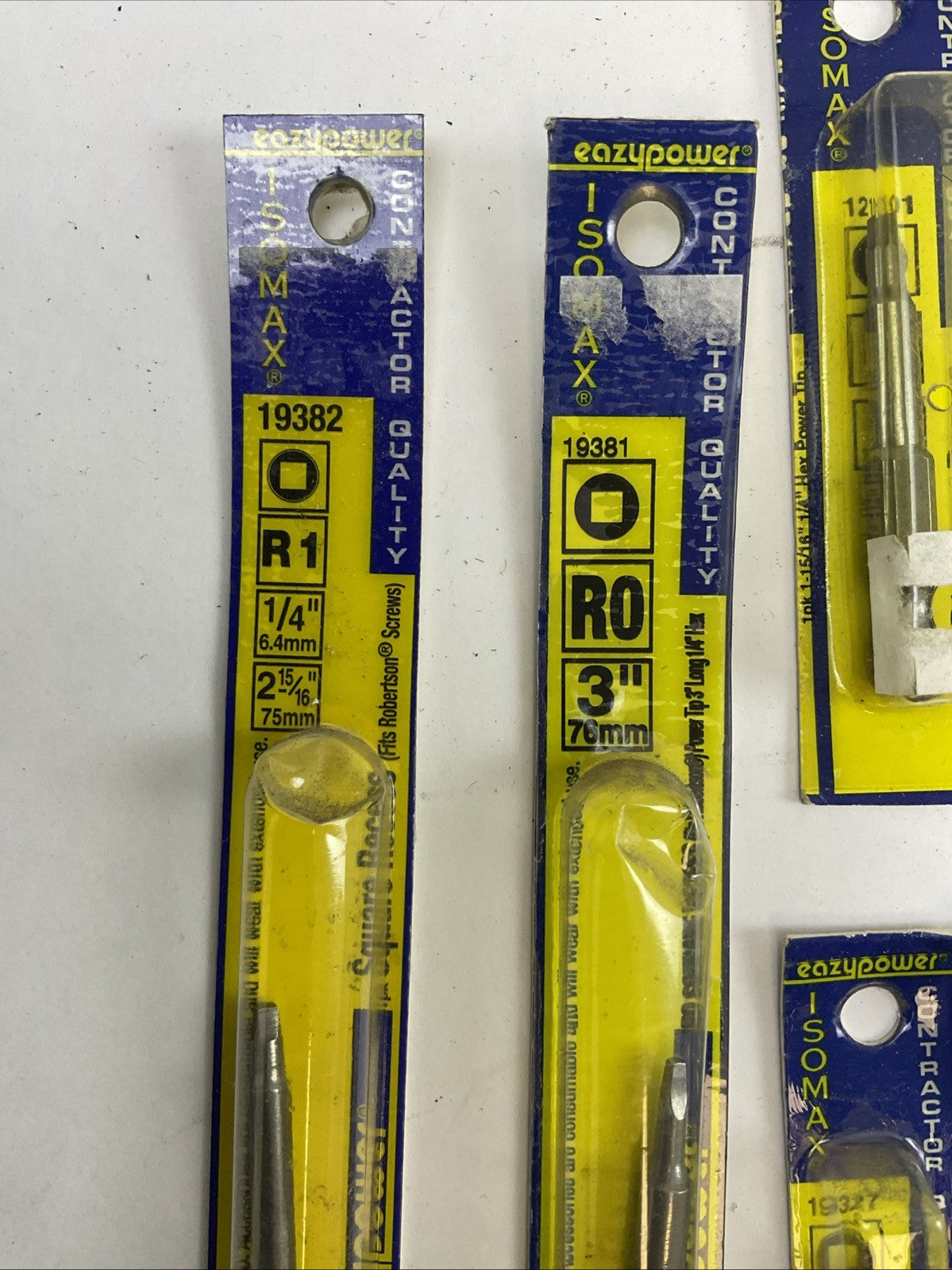 EAZYPOWER ISOMAX CONTRACTOR QUALITY SQUARE RECESS BIT LOT