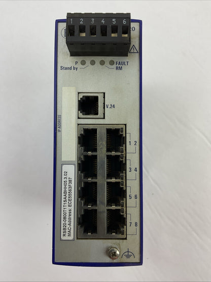HIRSCHMANN RSB20-0800T1T1SAABHH05.3.02 ETHERNET RAIL SWITCH