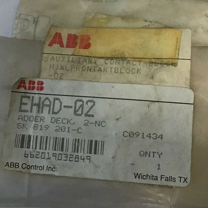 ABB EHAD-02 ADDER DECK 2NC SK 819 201-C