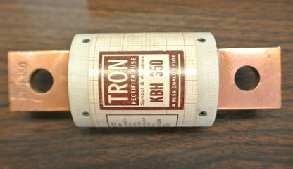 BOX of 5 / TRON / BUSSMANN KBH350 RECTIFIER FUSES / 500V / 350A / NEW SURPLUS