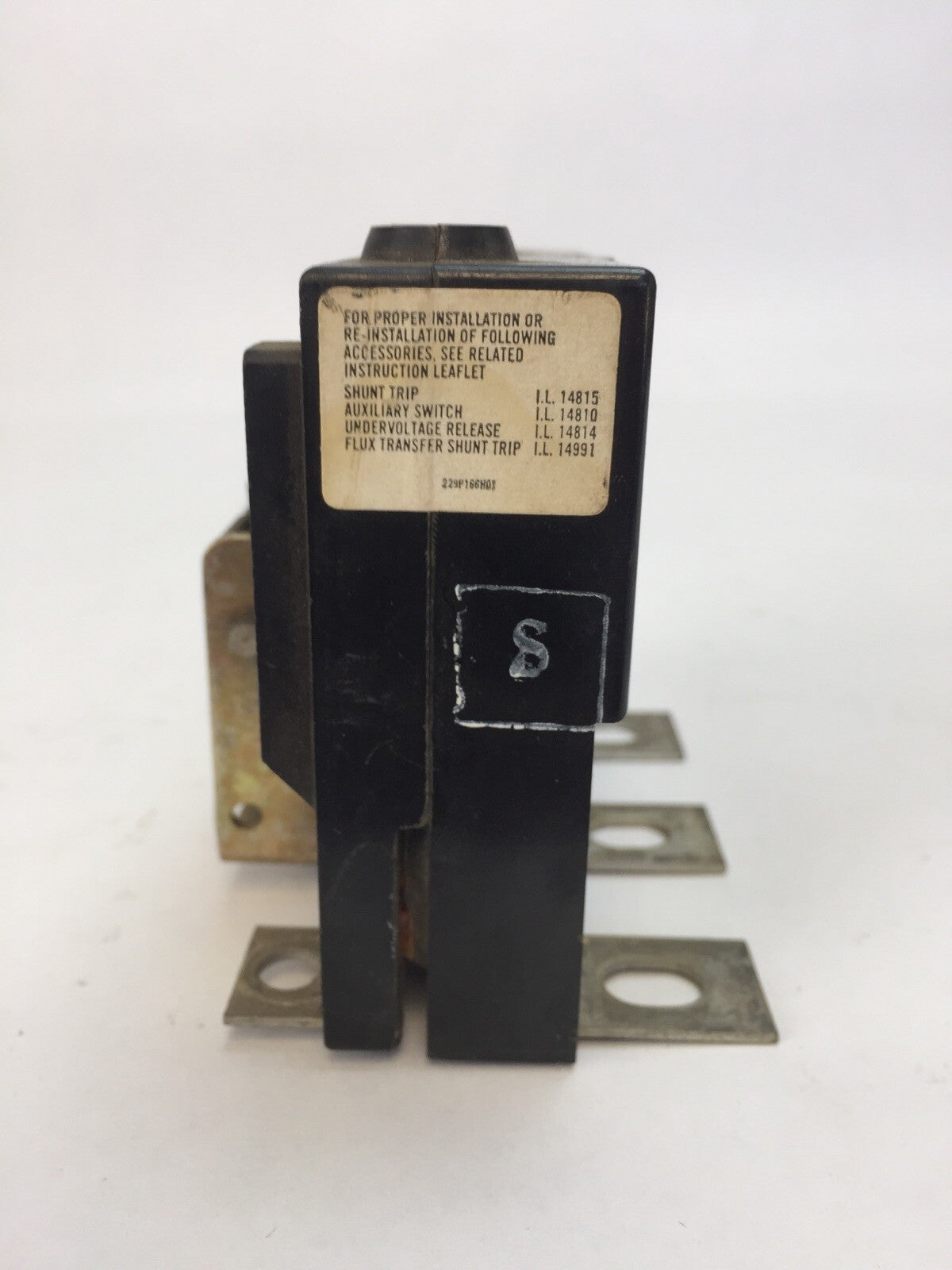 WESTINGHOUSE HKB31250TM TRIP UNIT 125AMP 3POLE INST TRIP 625-1250A