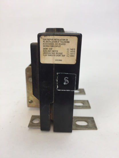 WESTINGHOUSE HKB31250TM TRIP UNIT 125AMP 3POLE INST TRIP 625-1250A