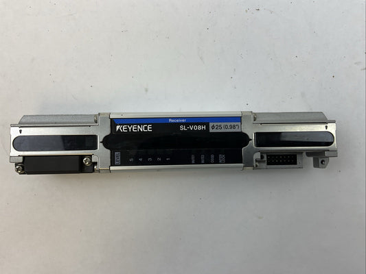 KEYENCE SL-V08H-R LIGHT CURTAIN RECEIVER 24VDC