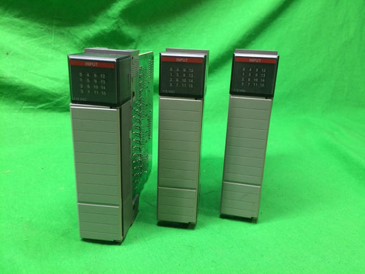 *LOT OF 3* ALLEN BRADLEY SLC 500 INPUT MODULE 1746-IA16 SER. C
