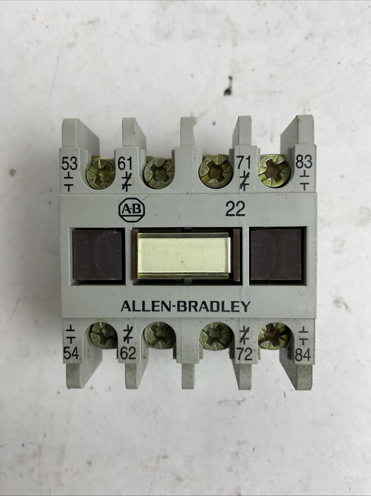ALLEN BRADLEY 195-FA22 SER A CONTACT BLOCK