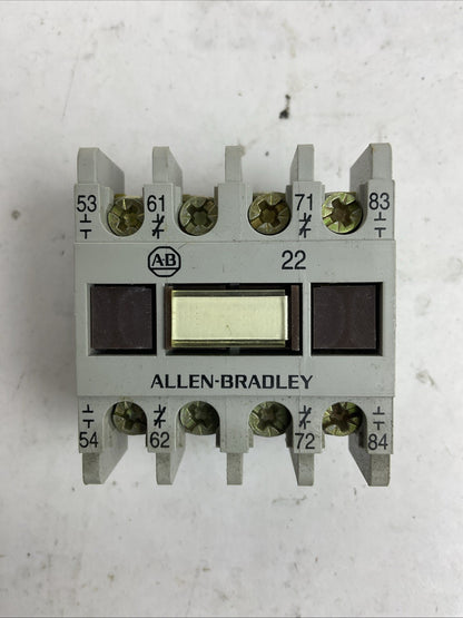 ALLEN BRADLEY 195-FA22 SER A CONTACT BLOCK