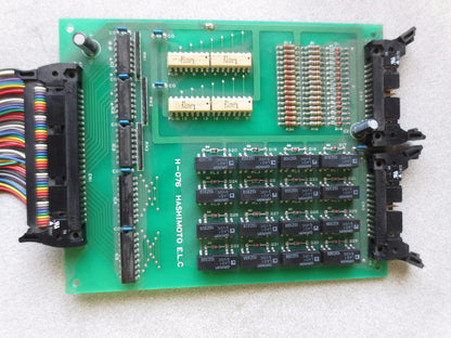 ZENISU-KEISOKU GP-IB ADAPTER ZS-6122B + HASHIMOTO H-076 w/ RIBBON CABLE, ASS'Y