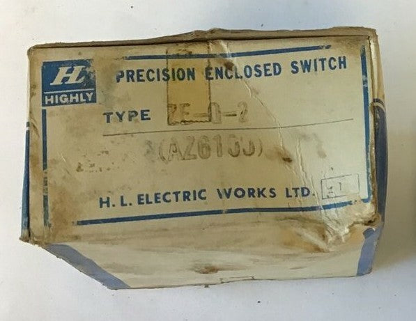 H.L. ELECTRIC ZE-Q-2 PRECISION ENCLOSED SWITCH 480VAC 250VDC 15A