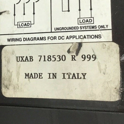 ABB UXAB 718530 R 999 300AMP CIRCUIT BREAKER  TYPE JS 500VDC/480VAC