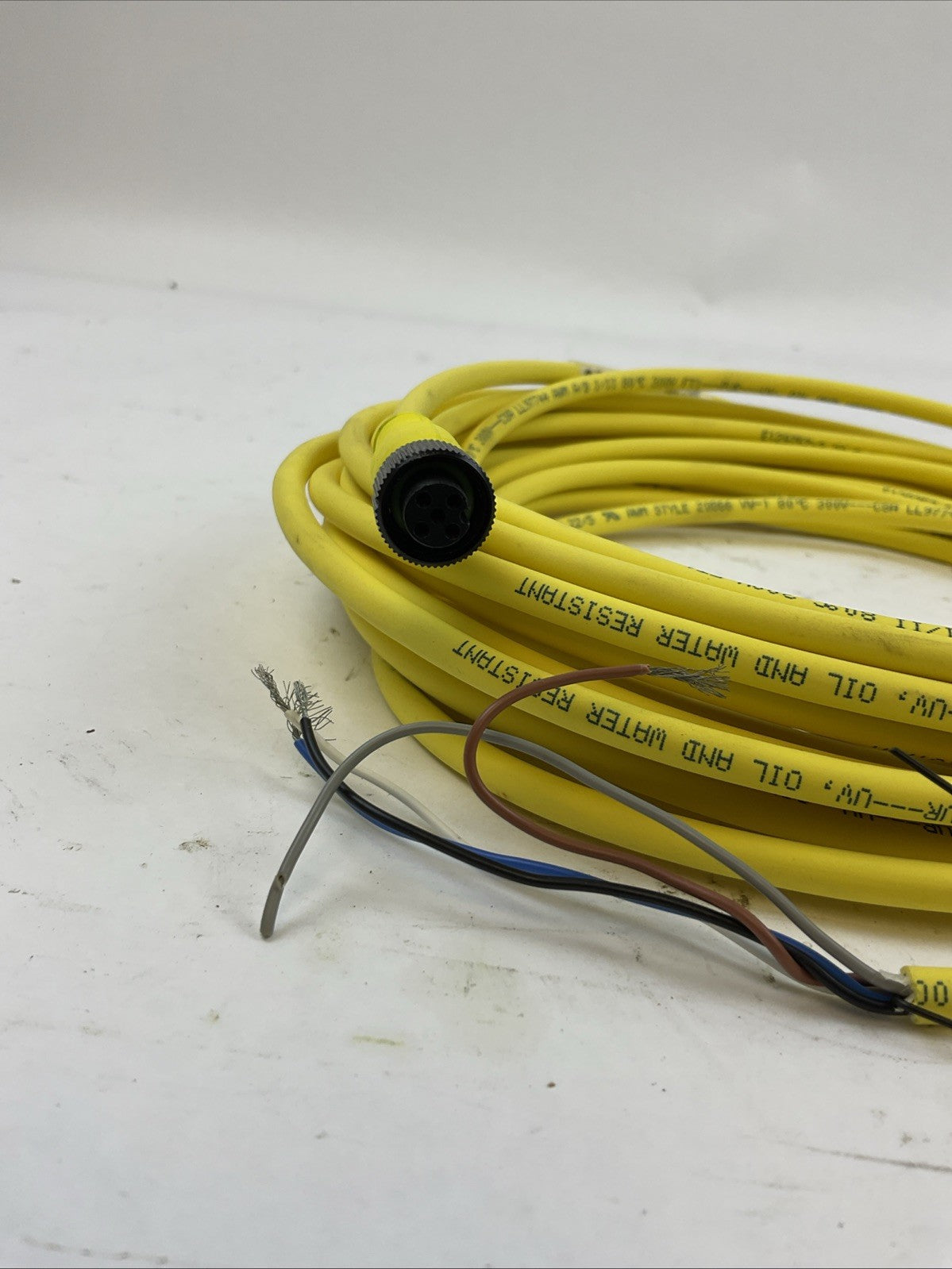 ALLEN BRADLEY 889D-F5UC-10 QD CORDSET 5 PIN DC MICRO STRAIGHT 10 METER SER B