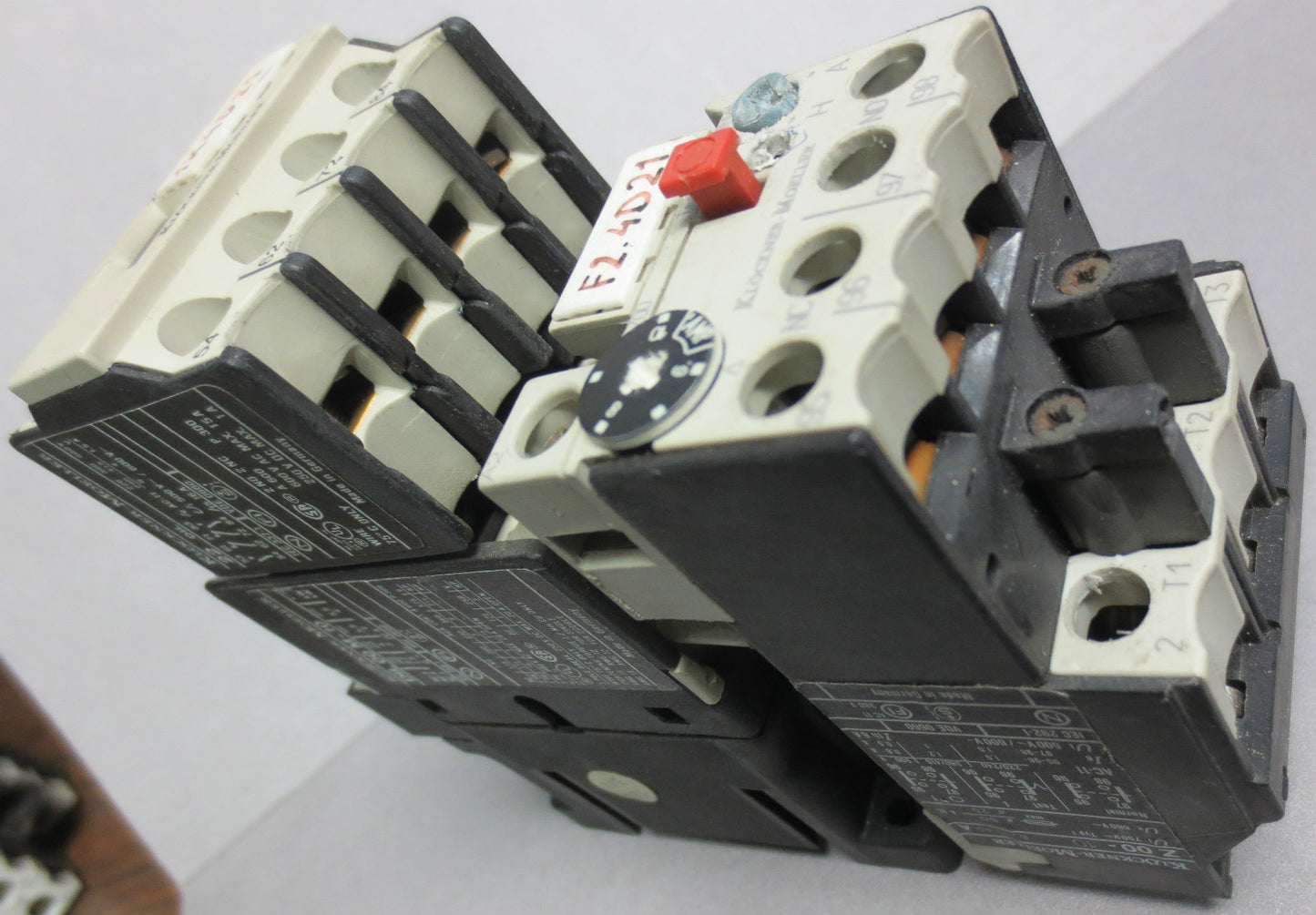 KLOCKNER-MOELLER DIL 00 M-10 + 22 DIL + Z 00-10 RELAY / CONTACTOR ASSEMBLY