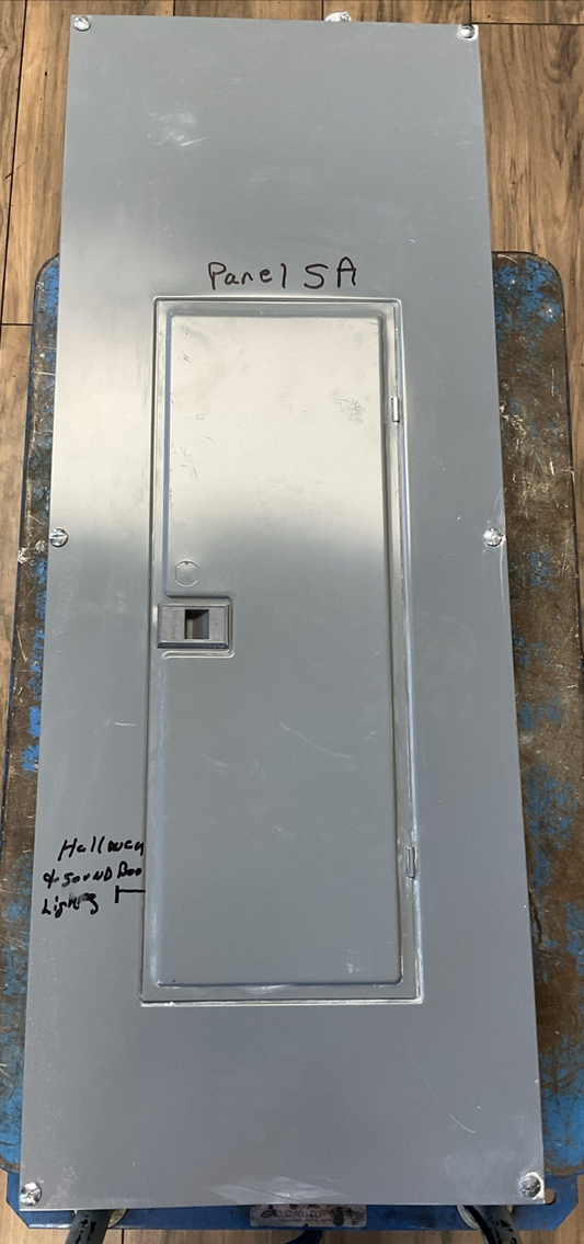 SQUARE D QOC42US BREAKER PANELBOARD TYPE 1 SER S01 200AMP MAIN BREAKER