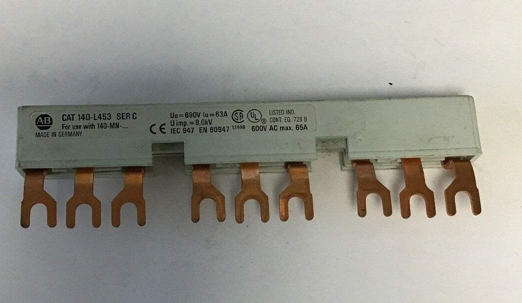 ALLEN BRADLEY 140-L453 SER.C 690V 65AMP 600VAC COMMONING LINK
