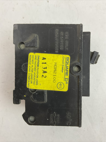 SQUARE D HOM2100 CIRCUIT BREAKER 100AMP 120/240VAC 2POLE