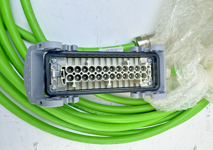 SAB BROCKSKES 279400/OP247-2 SERVO FEEDBACK CABLE 11.1M WIELAND 24-PIN CONNECTOR