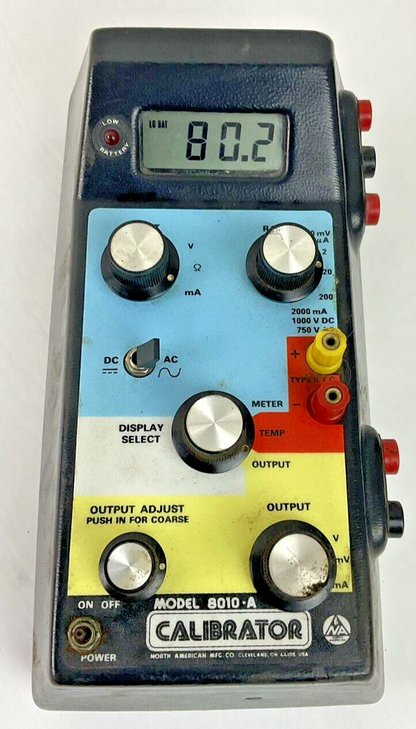 CALIBRATOR MODEL 8010-A 250VAC NORTH AMERICAN MFG.