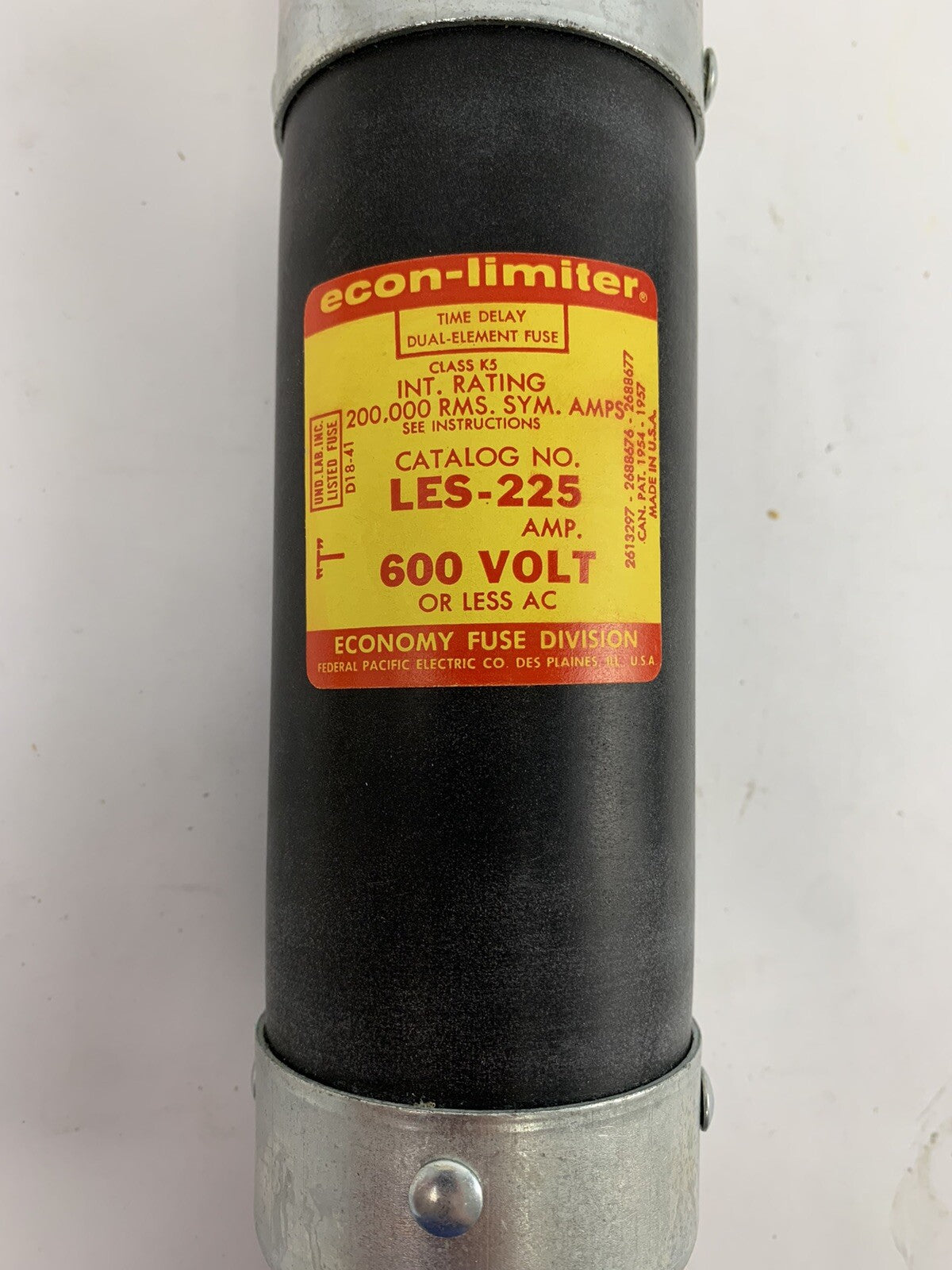 Economy Fuse LES-225 225A 600V Class K5 Fuse