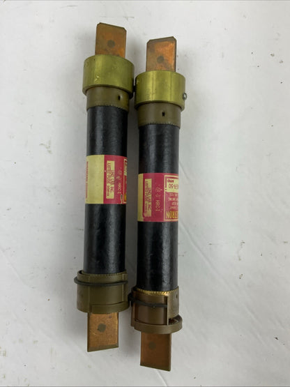 FUSETRON FRS-R 50 TIME DELAY DUAL ELEMENT 600VAC 50A RK5 FUSE (LOT OF 2) LRU616