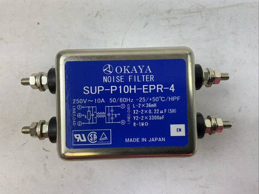 OKAYA SUP-P10H-EPR-4 NOIS FILTER 250VAC 10A