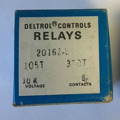DELTROL CONTROLS 20162-83 RELAYS 105T 3PDT 10K 5A***LOTOF2***