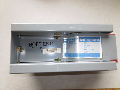 WESTINGHOUSE 2531D01G03 BUS DUCT POW-R-WAY END CLOSER - NEW SURPLUS