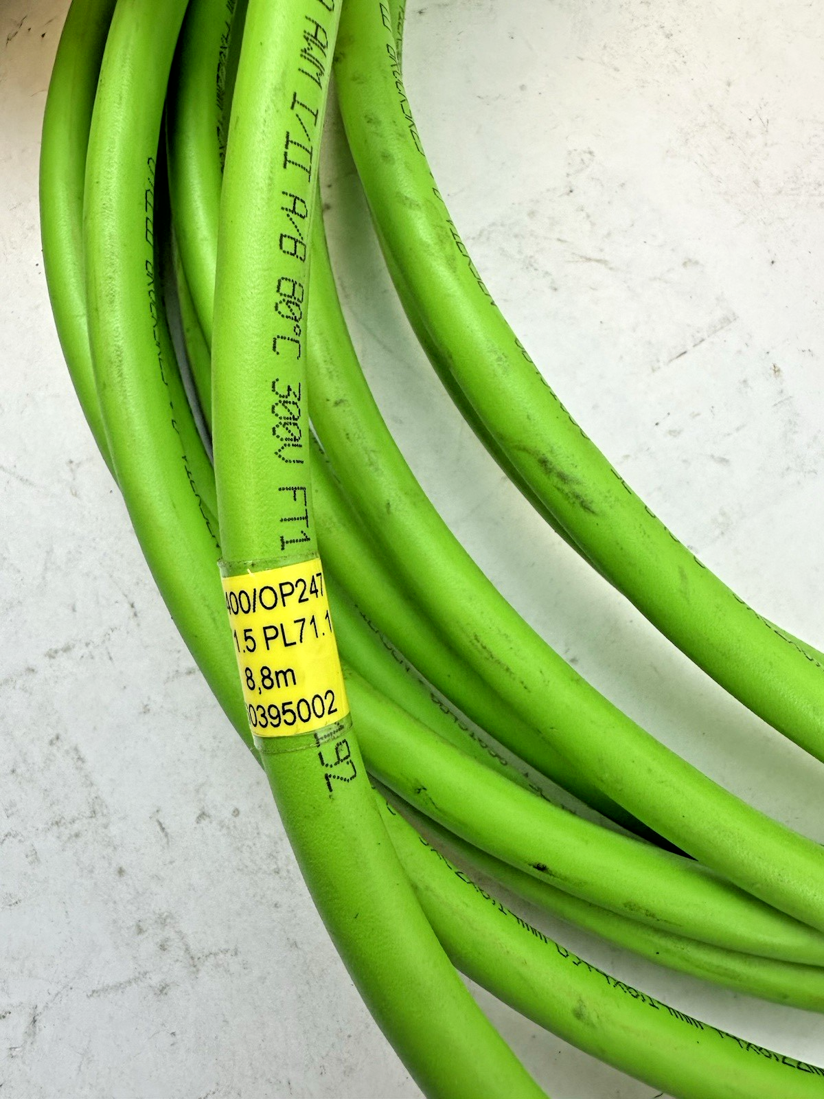 SAB BROCKSKES 279400/OP247 SERVO FEEDBACK CABLE 8.8M WIELAND 24-PIN CONNECTOR