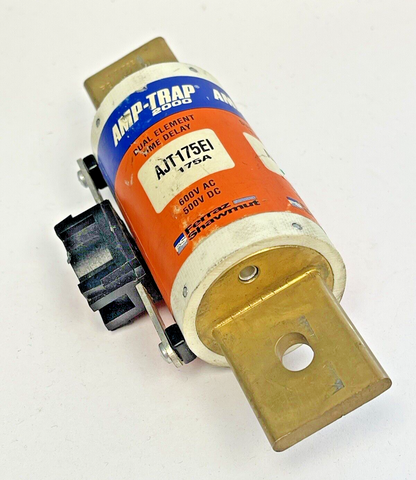 FERRAZ SHAWMUT -AJT175EI - AMP-TRAP,DUAL-ELEMENT,TIME-DELAY 175A, 600VAC, 500VDC