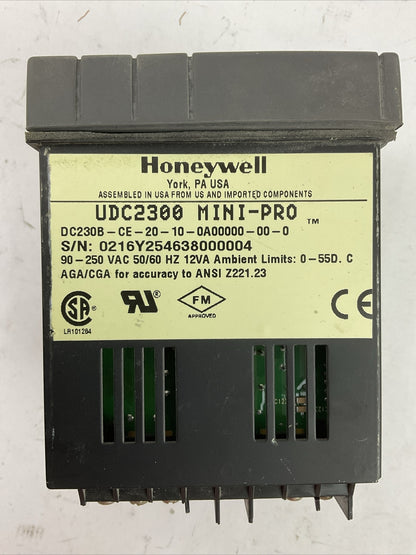 HONEYWELL DC230B-CE-20-10-0A00000-00-0 TEMPERATURE / PROCESS CONTTROL 90-250VAC