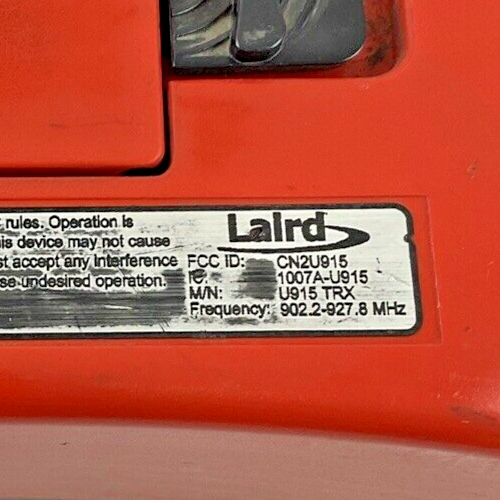 CATTRON K1001-LRC-M1 RADIO REMOTE CONTROLLER U915 TRX 902.2-927.8MHZ
