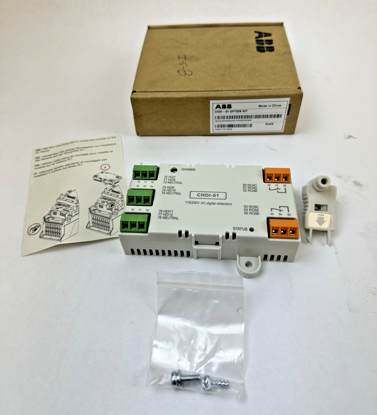 ABB CHDI-01 OPTION KIT 115/230V DIGITAL EXTENSION MODULE