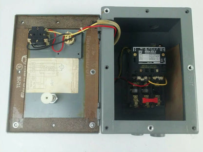 SQUARE D CLASS 8536 TYPE SBE2 8536-SBE2 DUST IGNITION PROOF ENCLOSURE START/STOP