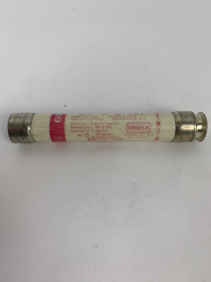 Gould Shawmut Tri-Onic TRS1-1/8R Time Delay 1 1/8A 600V Fuse "Lot of 10"