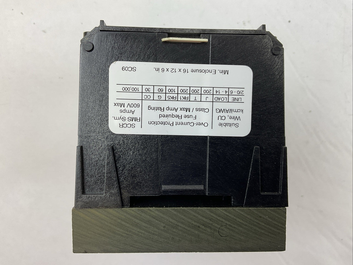ALLEN BRADLEY 1492-PDL3161 POWER DISTRIBUTION BLOCK SER A 600V 175A
