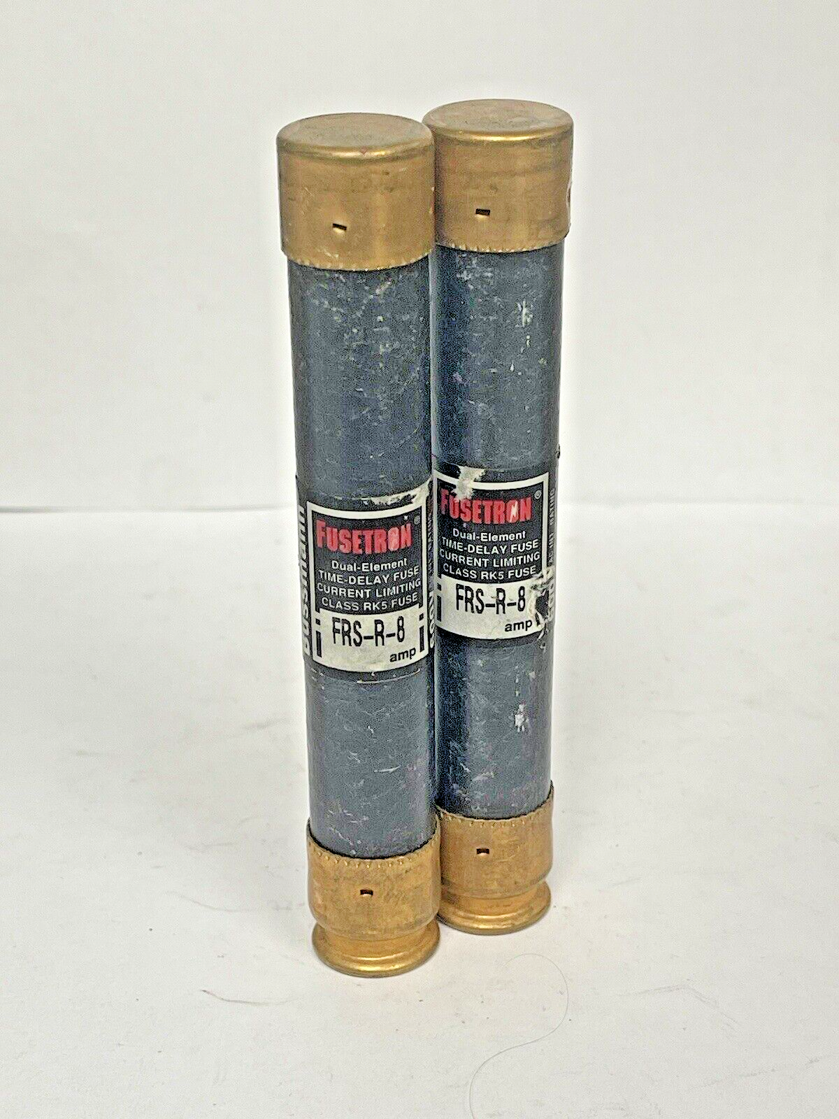 FUSETRON FRS-R-8 FUSES  8A 600V ***LOTOF2*** (FUSES MAY LOOK DIFFERENT)