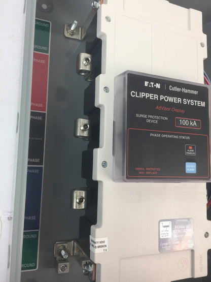 EATON CUTLER HAMMER CPS100480YSK CLIPPER POWER SYSTEM VISOR 480Y/277VAC 3PH