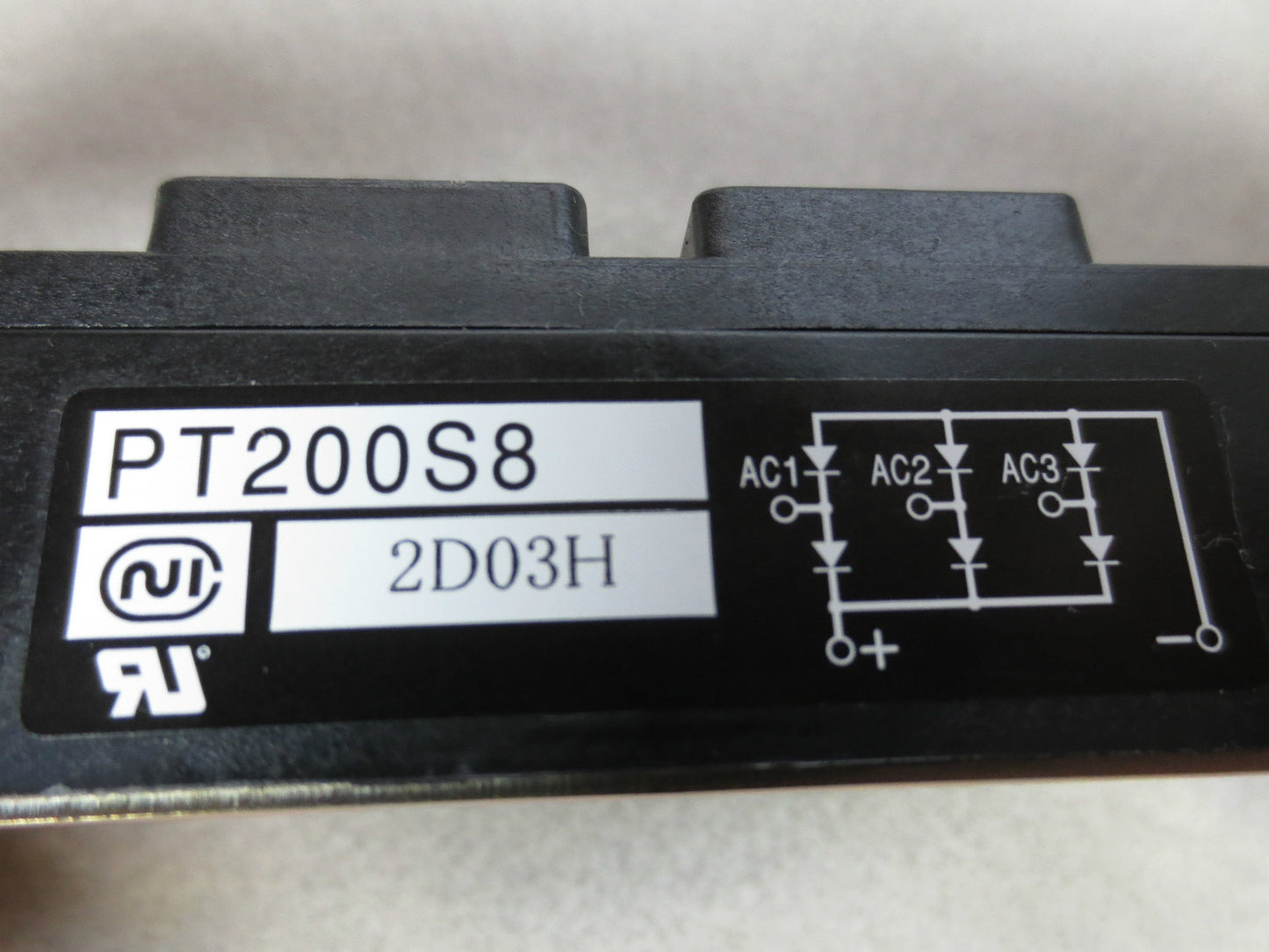 NIEC PT200S8 SILICON, BRIDGE RECTIFIER DIODE - 200A 800V - NEW SURPLUS