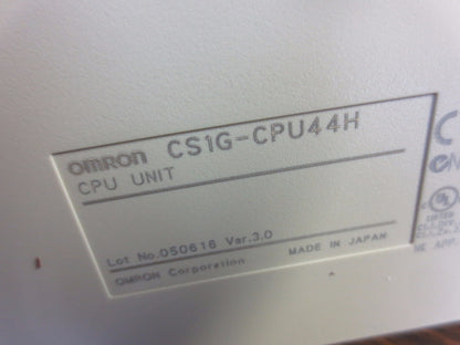 OMRON CS1G-CPU44H PROGRAMMABLE CONTROLLER / CPU + CS1W-SCB41-V1 COMMUNIC. BOARD