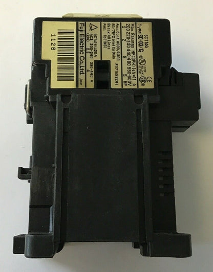 Fuji Electric Contactor SC-03/G SC11AG  200-600V 2-5HP 3 Phase 11AMP 24VDC